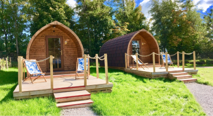 En-suite glamping pods